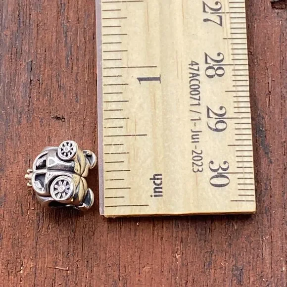 パンドラ　pandora royal carriage charm 14k Retired Pandora Royal Carriage Charm :: 14K Gold & Sterling